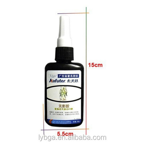 50g Kafuter Strength Glue Strong Bonding UV Light Cure Adhesive for Metal Glass