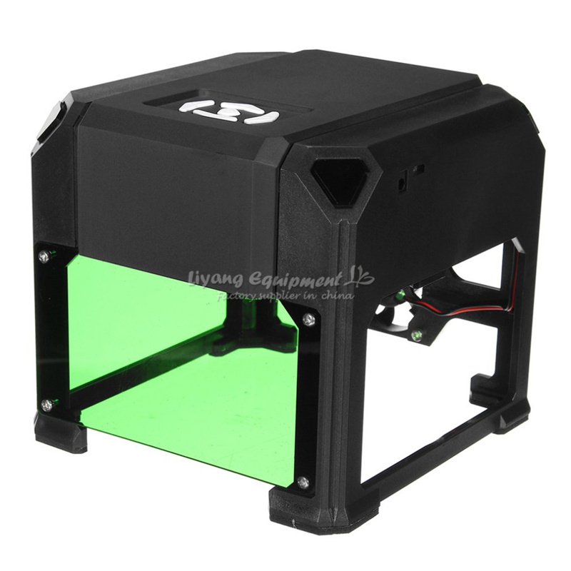 Desktop DIY Laser Logo Mark Printer Cutter CNC Laser Carving Machine 1.5w USB 80*80mm