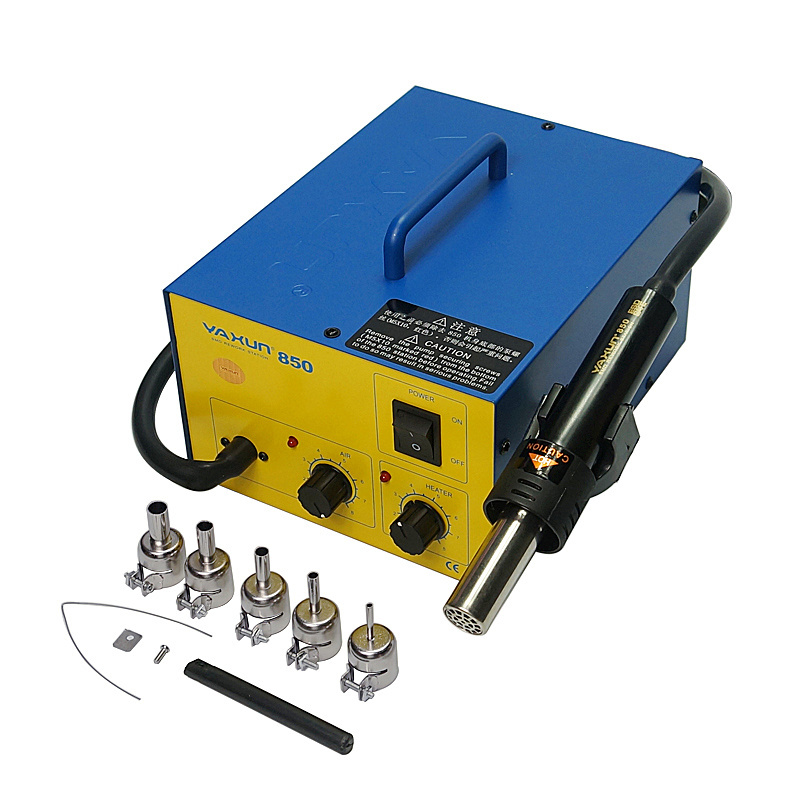 220V 110V YAXUN YX-850 Hot Air Gun Soldering Station SMD Rework Welding Machinery