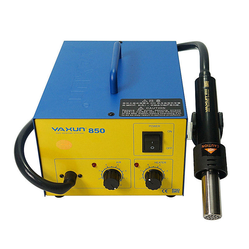 220V 110V YAXUN YX-850 Hot Air Gun Soldering Station SMD Rework Welding Machinery