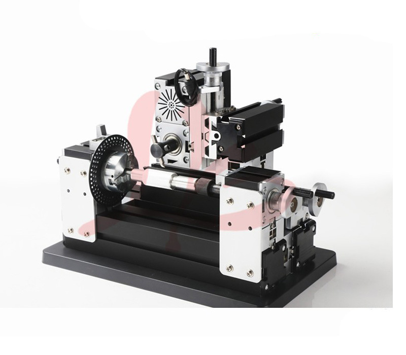 Safe mini metal lathe, Big Power Metal Gear Milling Machine with three circles of holes on the dividing plate