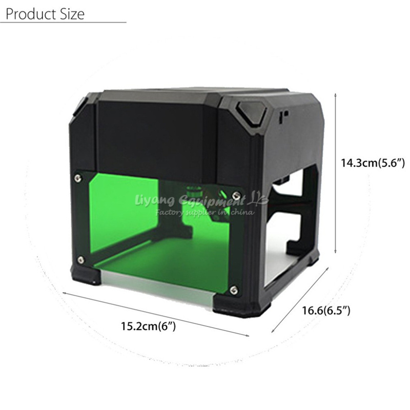 Desktop DIY Laser Logo Mark Printer Cutter CNC Laser Carving Machine 1.5w USB 80*80mm