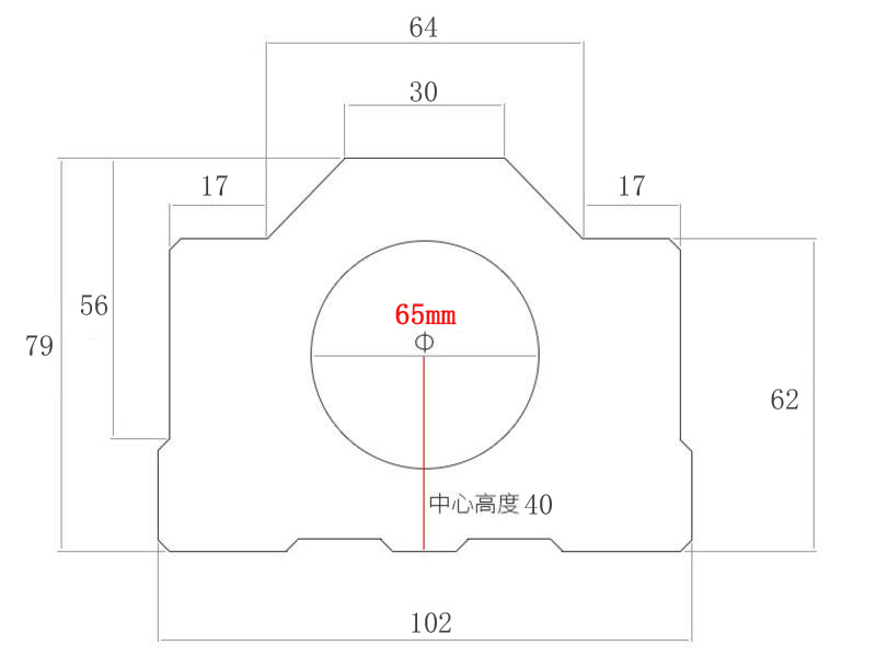 1pcs High Quality Spindle Clamp 52 57 65 80mm Aluminum Motor Bracket CNC Carving Machine Clamp Motor Holder