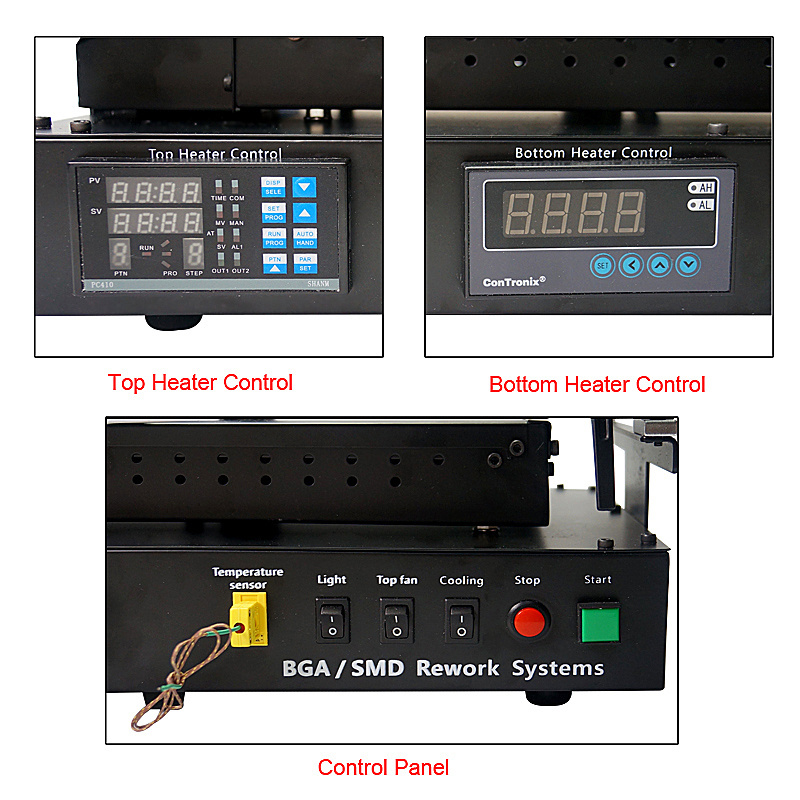 LY IR8500 Infrared BGA Rework Soldering Station for Laptop Motherboard Mobile Phone Repairing Machine Reballing Kit Tools 220V