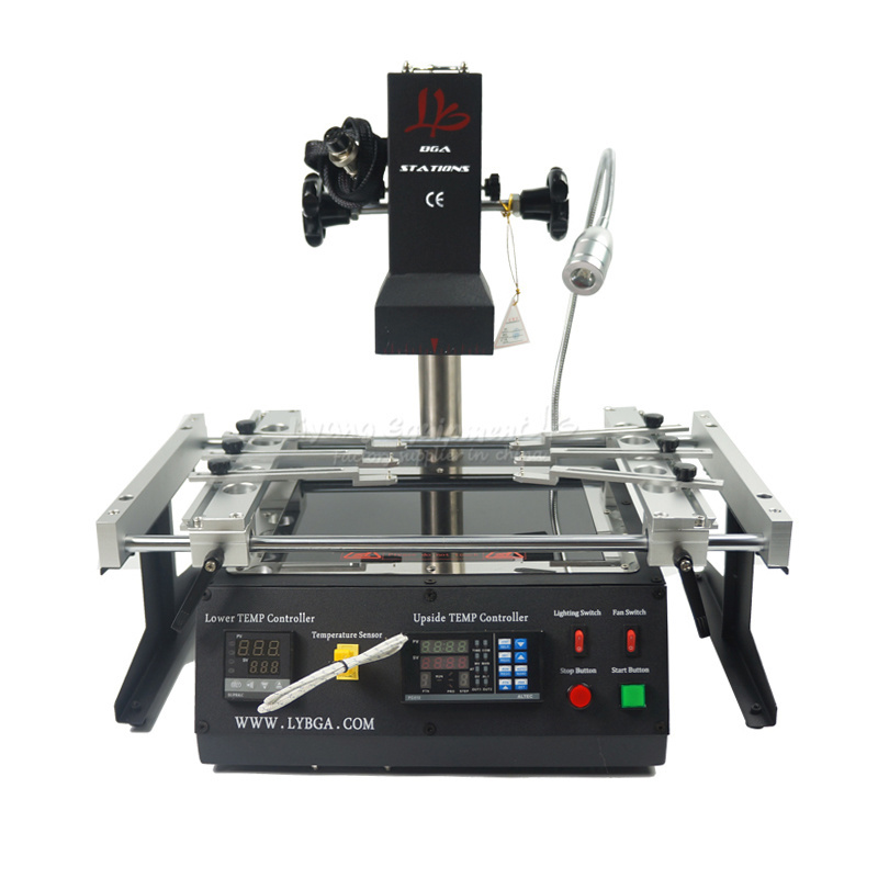 LY IR6500 V.2 BGA Repair Rework Solder Station 2 Zones Infrared PC410 Software Control Rework the Variety of CPU's Seat 2300W