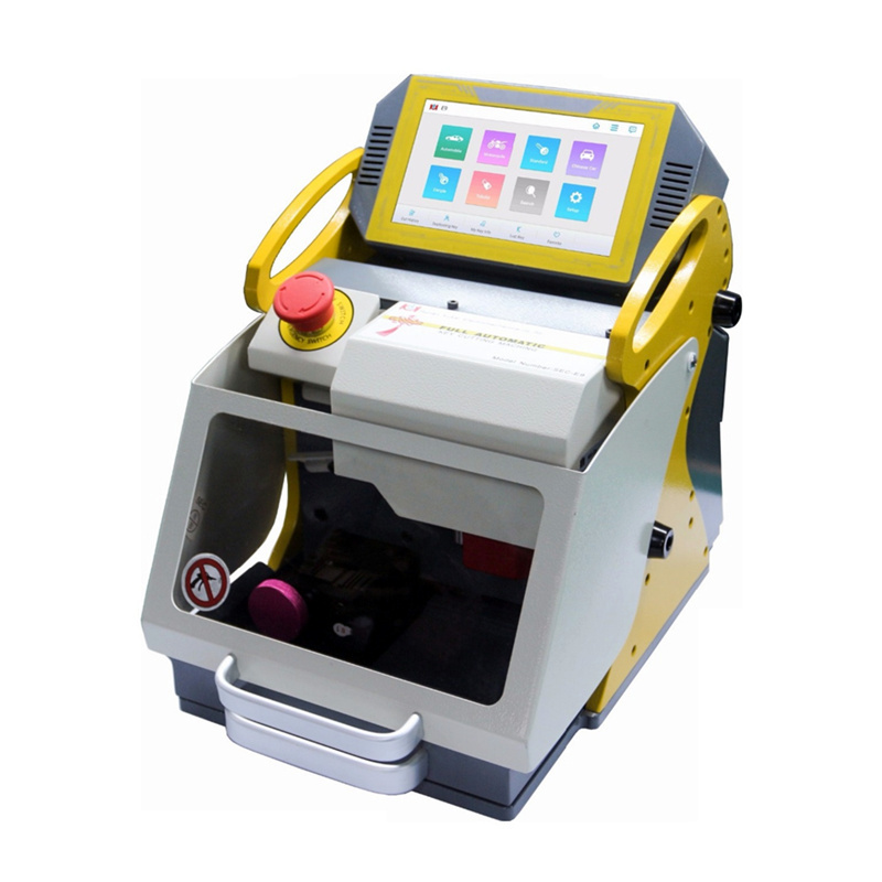 SEC-E9 Laser CNC Key Cutting Machine 4 Clamp Automatic Car Key Duplicating Cutter Making Machine