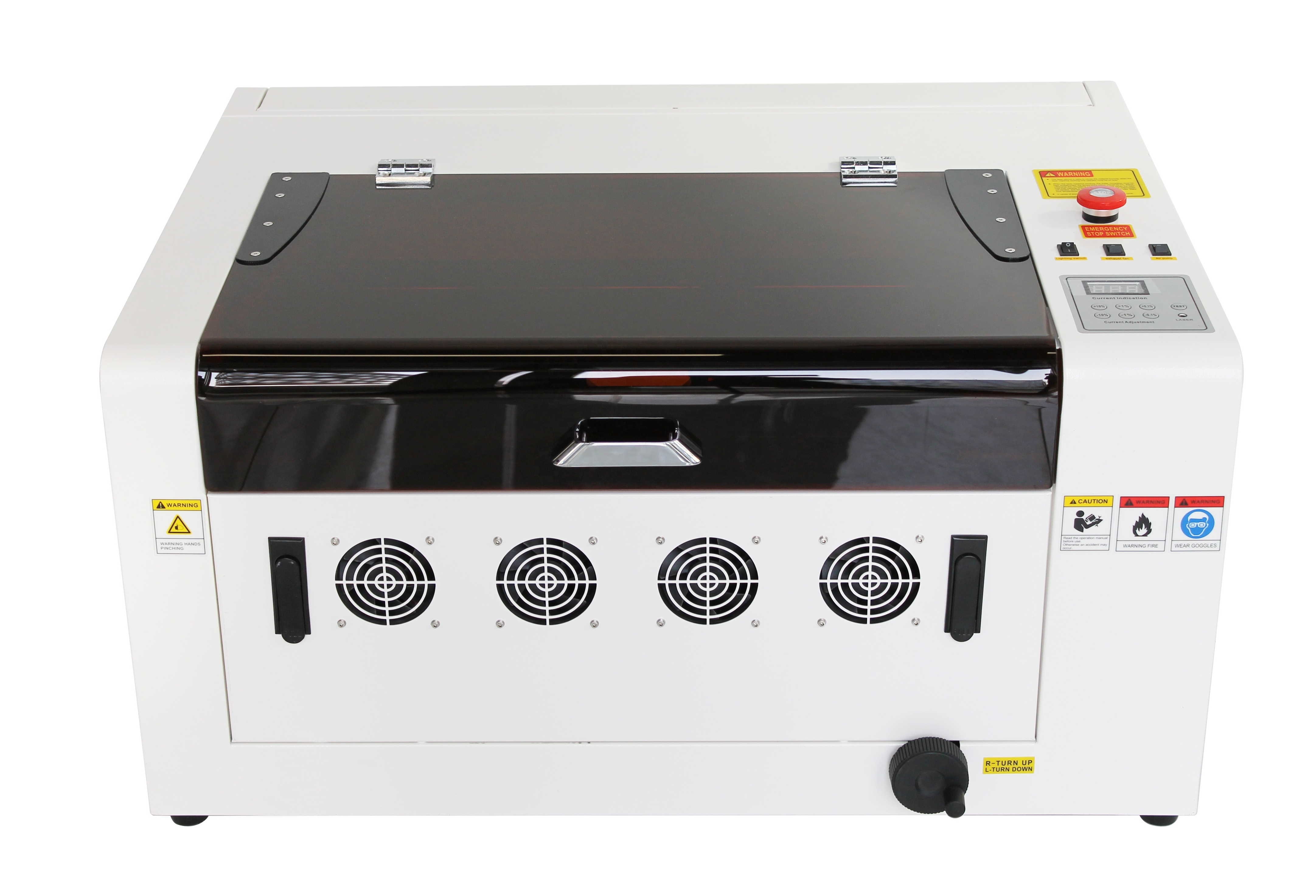 Mini CO2 40W 3040 laser engraving machine for rubber seal and acrylic with big working area desktop CNC cutter