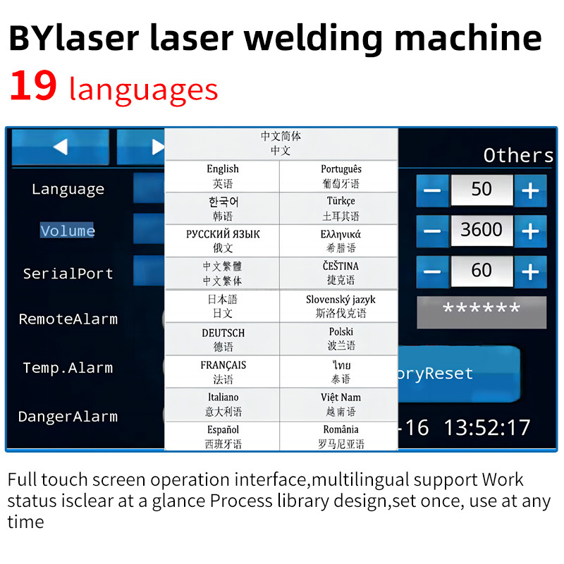 Bingyan 1000W 1500W 2000W Portable Laser Cleaning Machine With Laser Metal Rust Remover Gun