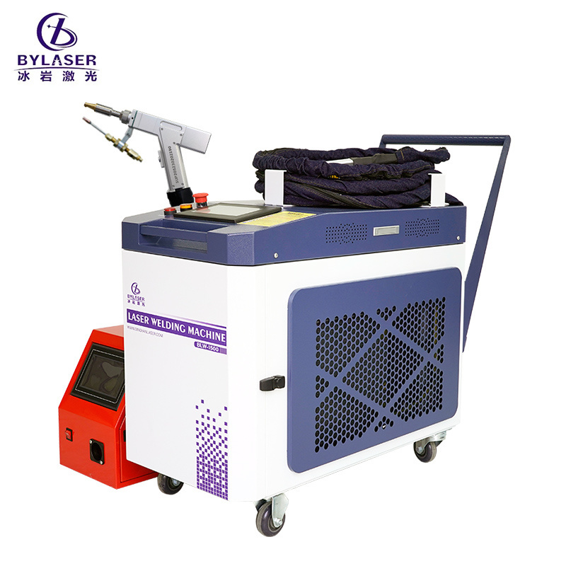 Portable handheld laser welding machine 1000w 1500w 2000w 3000w 3 in 1 fiber laser welder price for steel matel aluminum