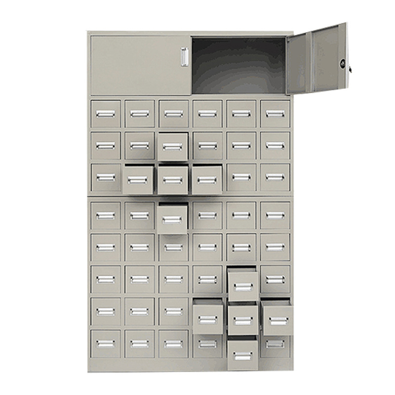 Modern design stainless steel closet multi-compartment medical cabinet locker