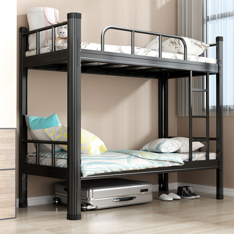 Top seller double bunker bed for adults worker twin metal bunk bed