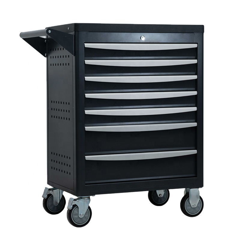 Workplace Used Tool Cart Trolley Flatbed Push Cart With Silent Wheel Trolley Carts For Tool