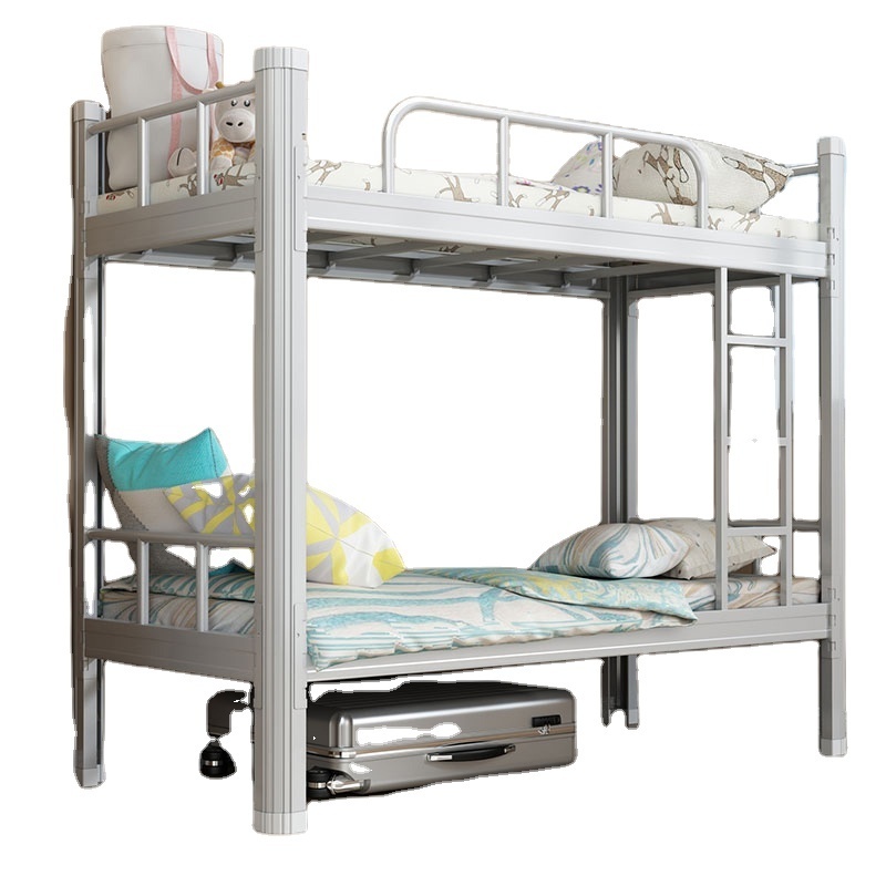 Top seller double bunker bed for adults worker twin metal bunk bed