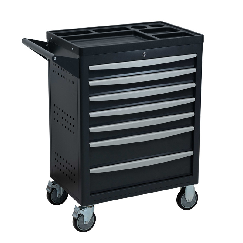 Workplace Used Tool Cart Trolley Flatbed Push Cart With Silent Wheel Trolley Carts For Tool