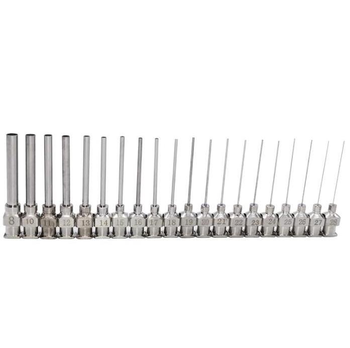 1/4in 1/2in 1in 2/3in Stainless Glue Industrial Precision Dispensing Flat Blunt Tips Needles