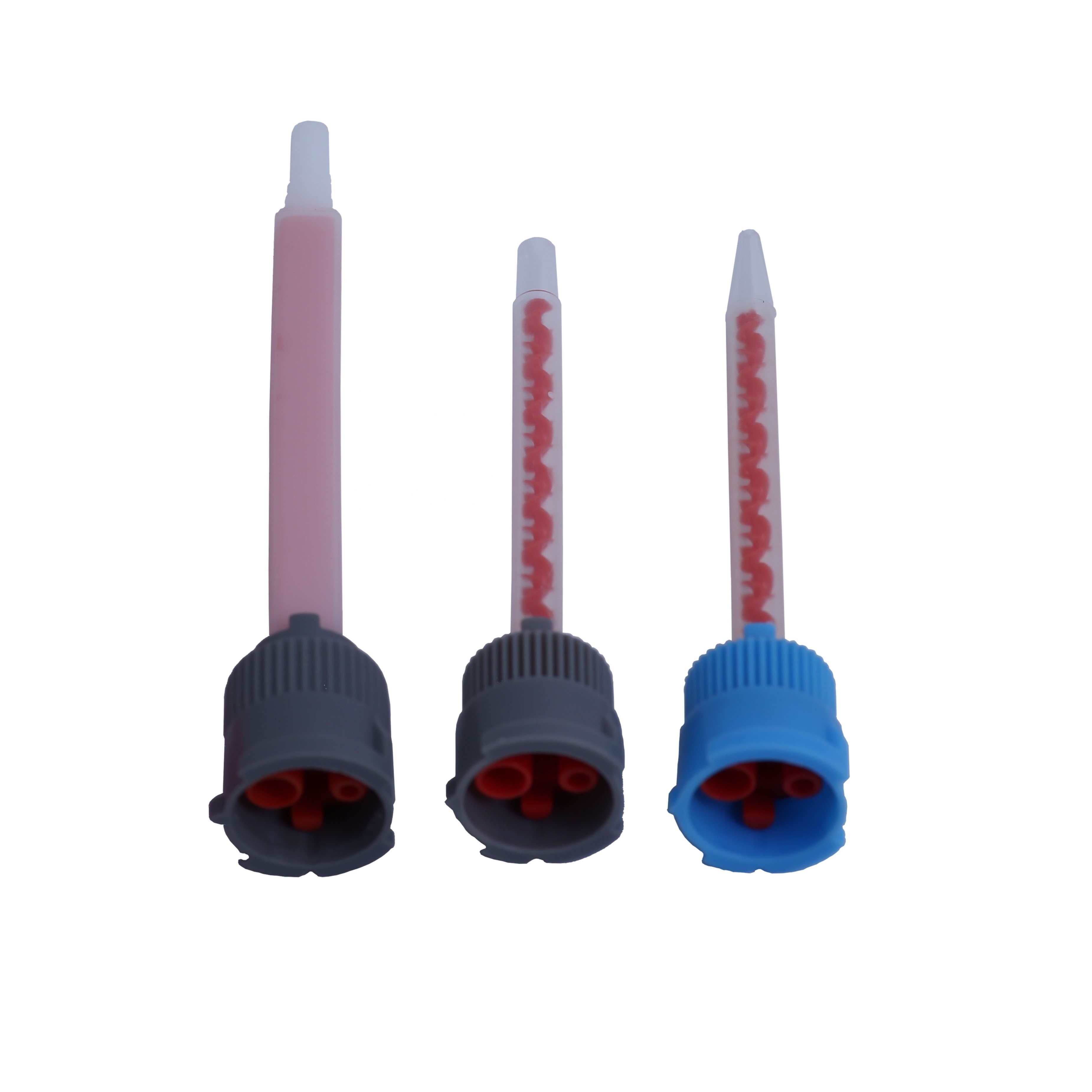 High precision AB glue epoxy mixing tube10:1 Mix Ratio Caulking Gun Dispenser Plastic Resin Mixer Nozzle Mixing Tube