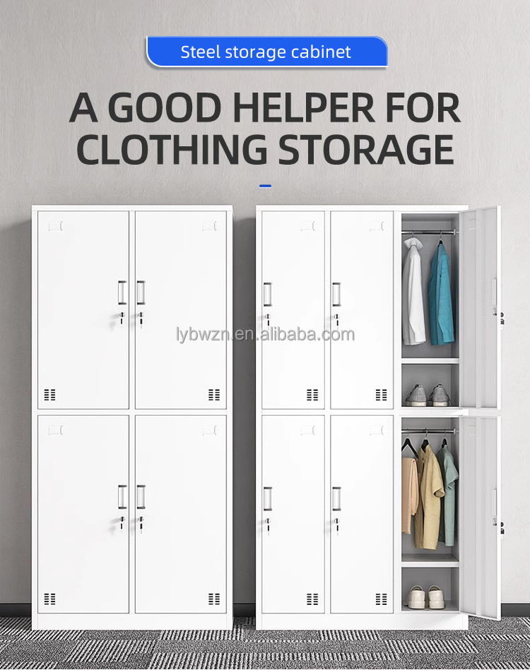 Hot Sale Steel Lockers Wardrobes cabinet Dressing Room Staff Lockers