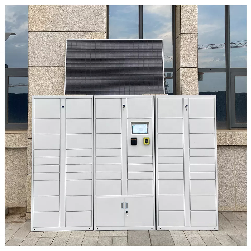 Outdoor waterproof beach lockers with mobile phone charging High quality anti-rust and anti-corrosion low voltage