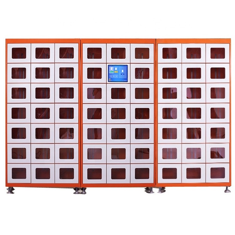 24/7 Self Service Farm Fresh Egg Fresh Produce Vending locker Machine Toy Vending Machine with Transparent Door