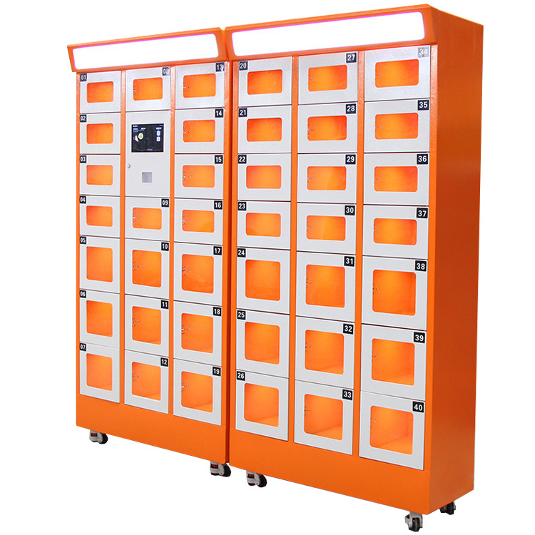 24/7 Self Service Farm Fresh Egg Fresh Produce Vending locker Machine Toy Vending Machine with Transparent Door