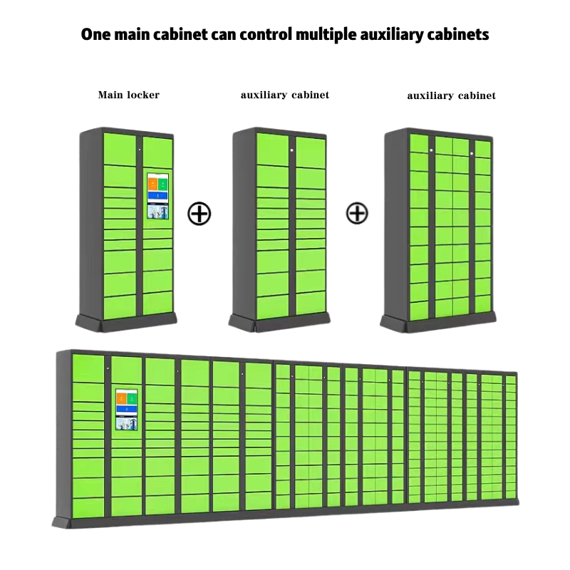 24/7 self-service automatic smart lockers last mile smart parcel delivery locker