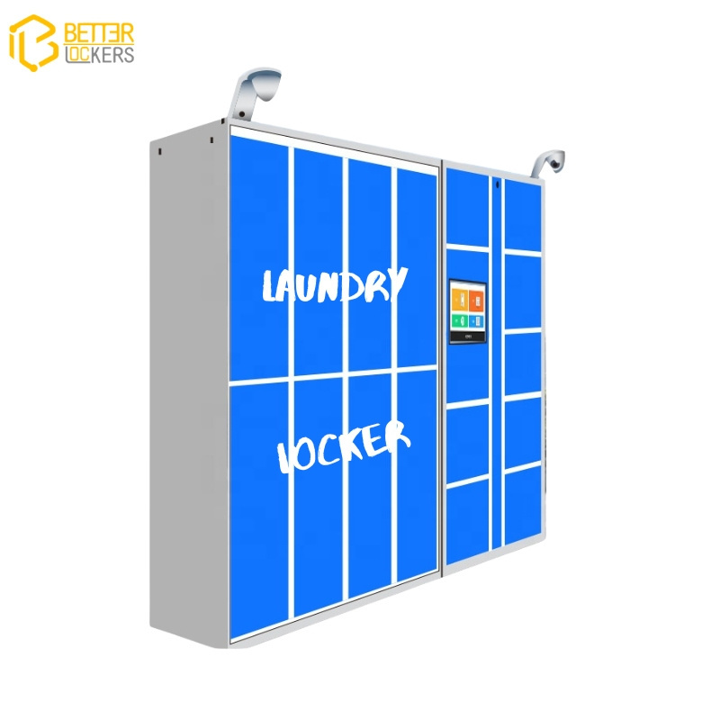 24 hour self service laundry lockers Customize outdoor Wash Wardrobe parcel delivery locker with Remote management software