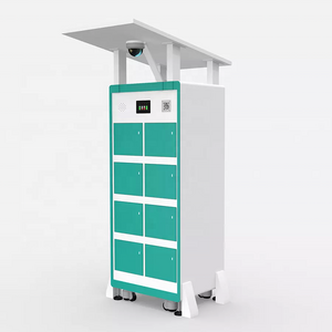 Convenient Battery Exchanging Customized Electric Bike Charging Station Locker