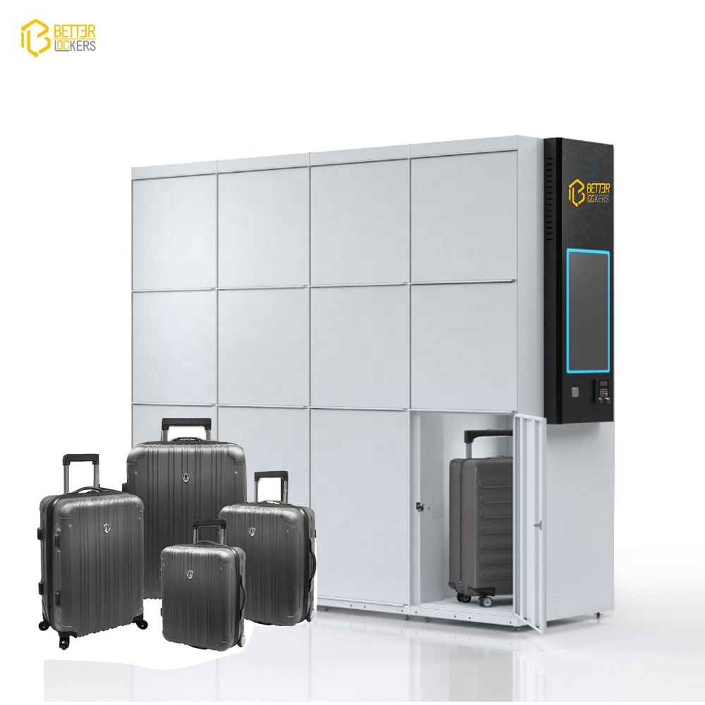 outdoor waterproof heavy duty luggage storage locker electronic luggage locker system for hotel station airport