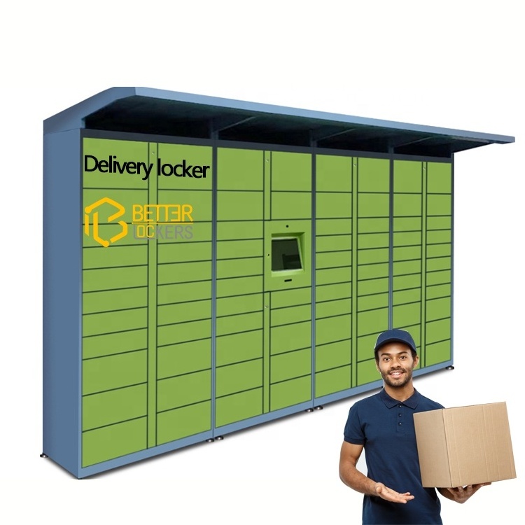 24/7 self-service automatic smart lockers last mile smart parcel delivery locker