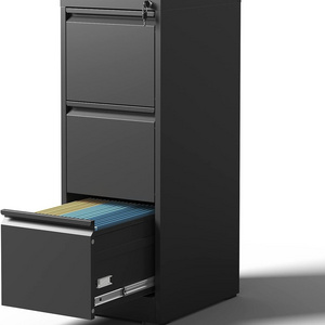 BAIWEI Office Steel Storage File Cabinet 4 Drawer Vertical Office Furniture Metal 4 Drawer Filing Steel Cabinet