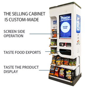 24hours convenience store commercial food antique cola vending machine automatic smart food drinks vending machine