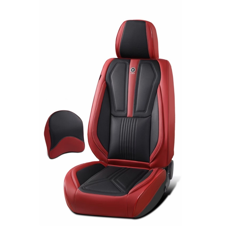 Leather Car Seat Covers,Faux Leatherette Cushion Cover Pick-up Truck Universal Fit Set For Auto Interior Accessories