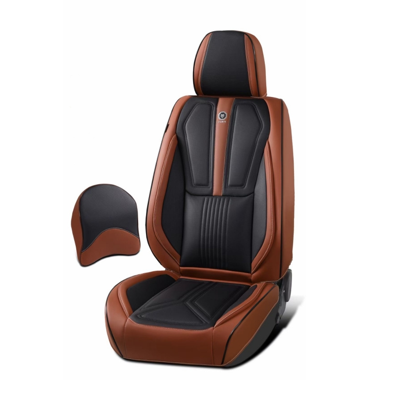 Leather Car Seat Covers,Faux Leatherette Cushion Cover Pick-up Truck Universal Fit Set For Auto Interior Accessories