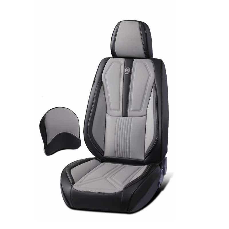 Leather Car Seat Covers,Faux Leatherette Cushion Cover Pick-up Truck Universal Fit Set For Auto Interior Accessories