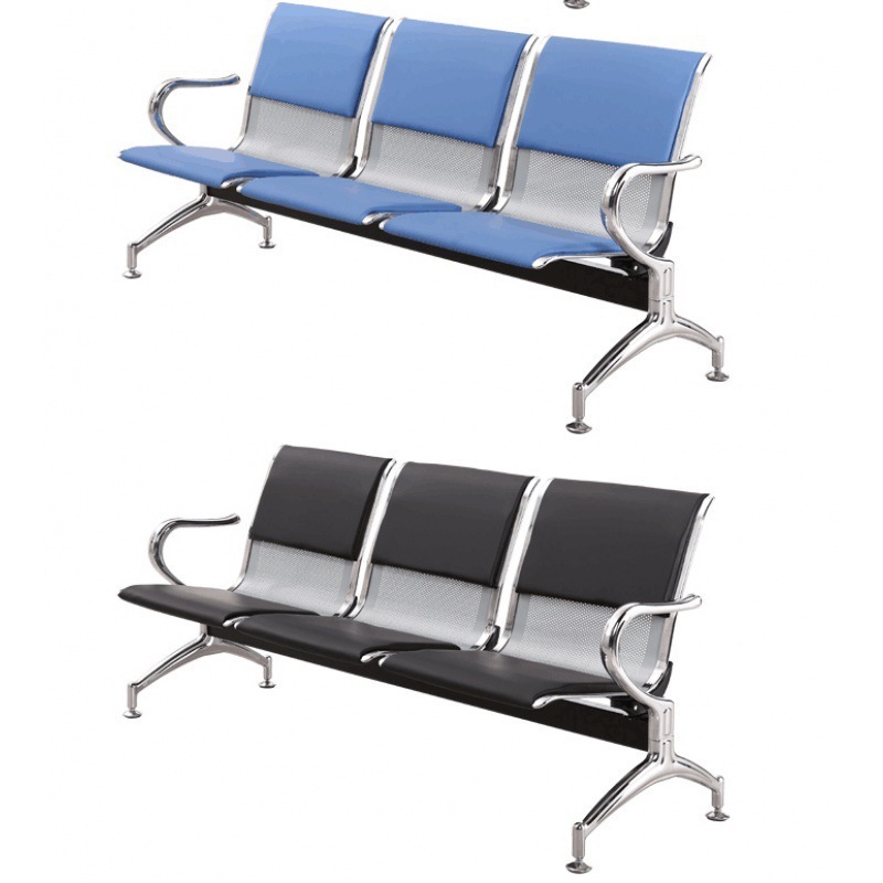 3-seats Public waiting chair bus station subway train waiting chair