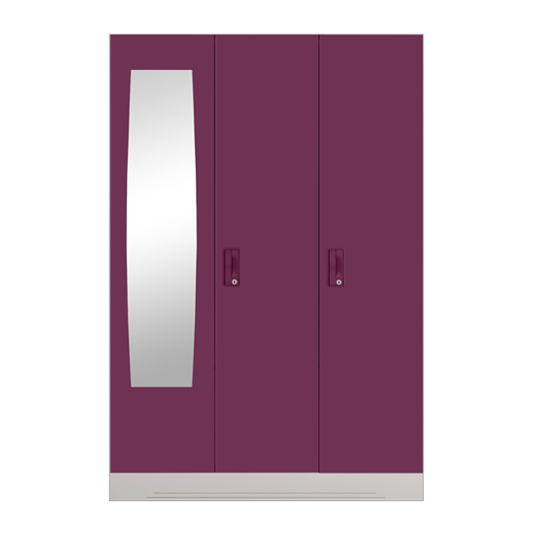 Wardrobe metal godrej steel almirah closet wardrobe steel almari 3 door cheap modern iron armario de metal almari baju dewasa