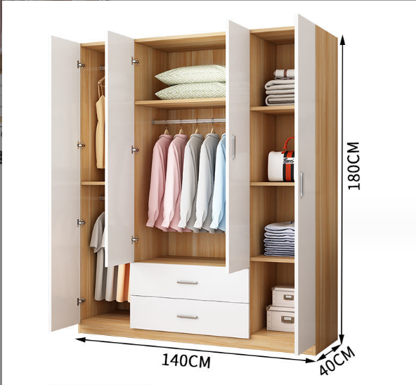 Wood wardrobe cabinet bedroom mdf furniture closet for living room bedroom and hallway shoes cabinets