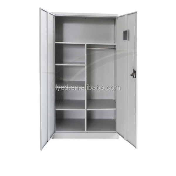 Modern cheap folding steel bedroom steel wardrobe