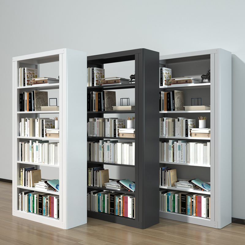 Library Book storage shelf rack bookcase wooden modern design book store shelves bookshelf