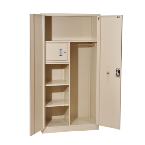 Cheap steel cabinet folding 2 door wardrobe  furniture modern design