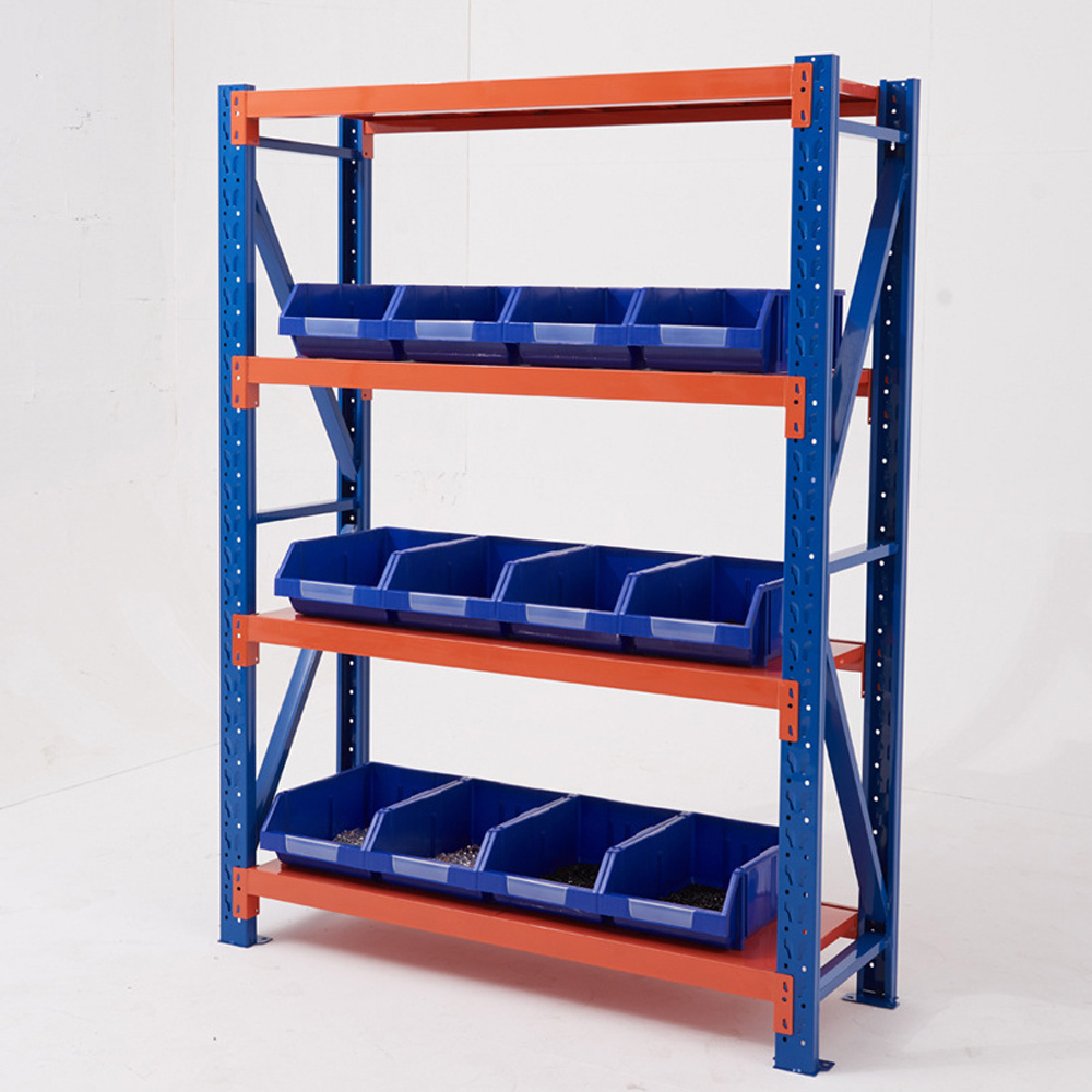 High quality Cheap Heavy duty steel metal Shelf warehouse 4 tier tool industrial racks storage racks pallet shelving