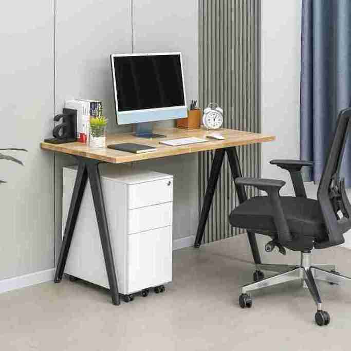 Portable simple style study table standing computer desk