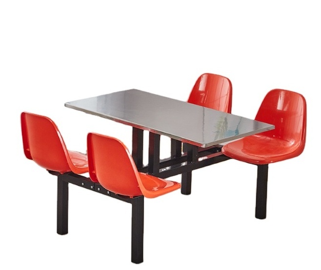 Waterproof Cafeteria Table and Chair/School Dining Table and Chair for Cafeteria Furniture