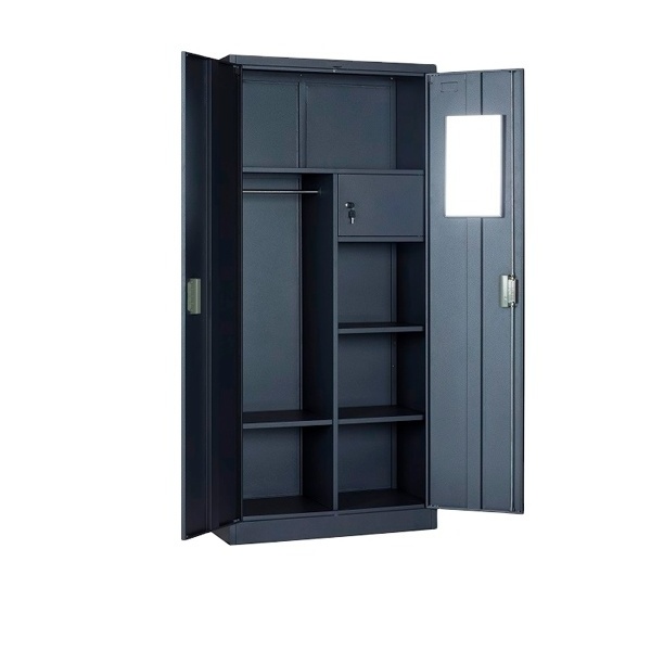 Wardrobe Armoire Closet with Hanging Rod for Bedroom Storage Cabinet