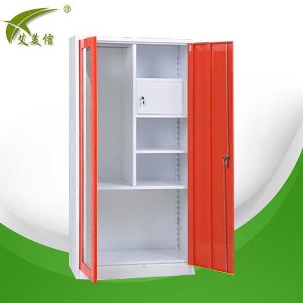 Heavy duty metal wardrobe for clothes household