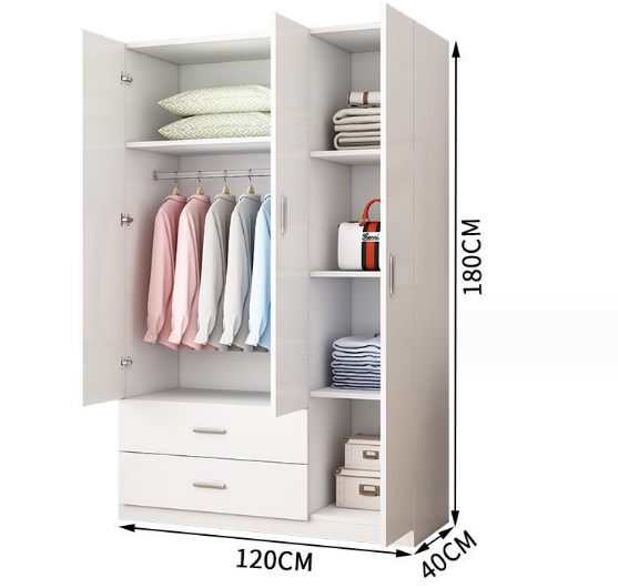 Bedroom Wooden Wardrobe Cabinet Clothes Closet Drawer Bedroom Armoire Organizer Big Closet bedroom cabinet design