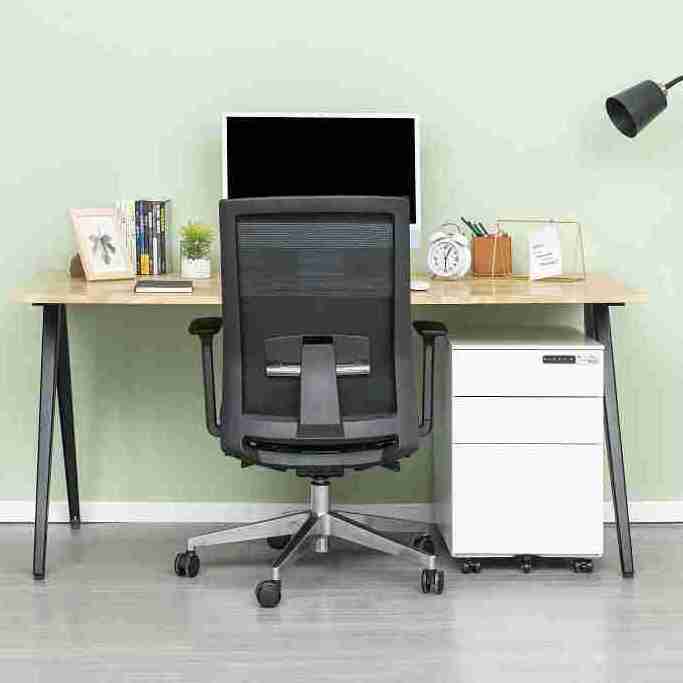 Portable simple style study table standing computer desk