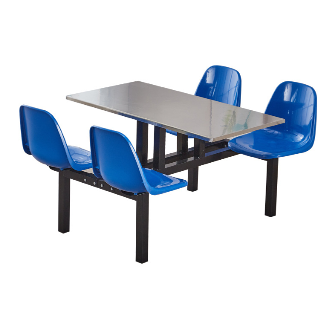 Waterproof Cafeteria Table and Chair/School Dining Table and Chair for Cafeteria Furniture