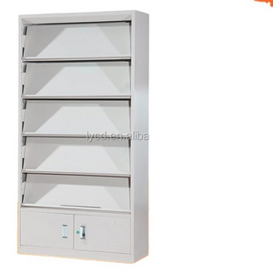 2022 metal bookshelf school library newspaper furniture