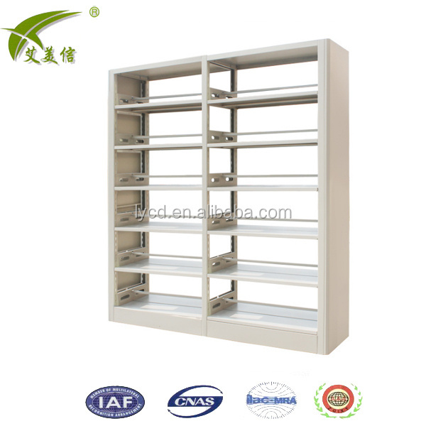 Luoyang MEIJIE Cheap School Office Used Metal Library Public Place Books Bookshelf Iron Bookshop Show Rack